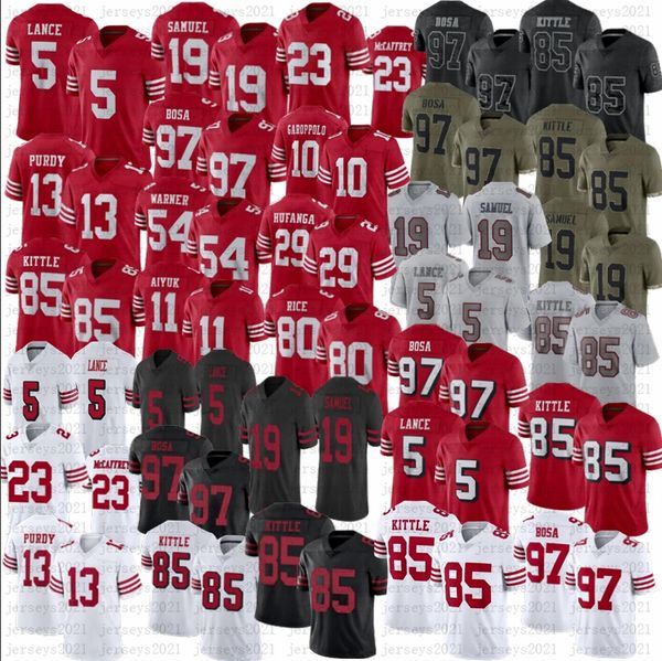 san francisc trey lance 85 george kittle football jerseys 49eres brock purdy christian mccaffrey warner nick bosa deebo samuel rice montana, Black;red
san francisc trey lance 85 george kittle football jerseys 49eres brock purdy christian mccaffrey warner nick bosa deebo samuel rice montana, Black;red