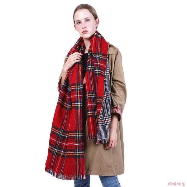 new arrivals timelimited houndstooth large shawl scarf autumn and winter plaid doublesided warm cashmere scarves free, Blue;gray
new arrivals timelimited houndstooth large shawl scarf autumn and winter plaid doublesided warm cashmere scarves free, Blue;gray