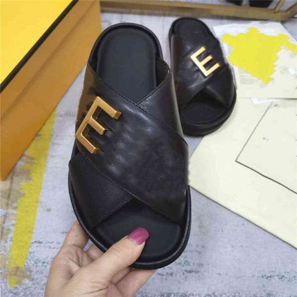 fashion slippers fendyity 2023 luxury design summer men flat bottom women slope heel letter leather casual sandals 03-012, Black
fashion slippers fendyity 2023 luxury design summer men flat bottom women slope heel letter leather casual sandals 03-012, Black