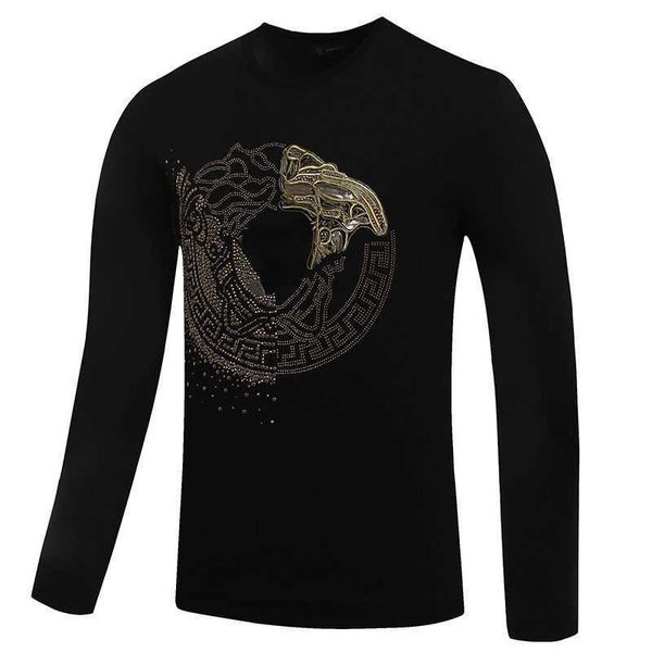 designer sweatshirt medusa embroidery drill pullover men women fashion sweater round neck long sleeved tshirt 11, Black
designer sweatshirt medusa embroidery drill pullover men women fashion sweater round neck long sleeved tshirt 11, Black