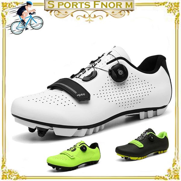 Image of Cycling Footwear Primary Athletic Bicycle Shoes MTB Men Self-Locking Road Bike Sapatilha Ciclismo Women Sneakers