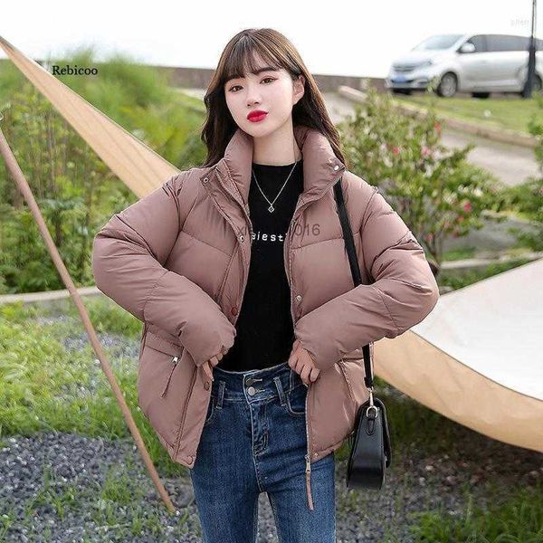 women's trench coats autumn and winter short down jacket women 2022 thick solid color fashion outer wear korean loose bread zkdz, Black
women's trench coats autumn and winter short down jacket women 2022 thick solid color fashion outer wear korean loose bread zkdz, Black