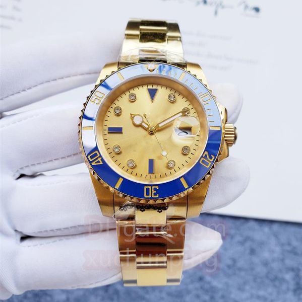 2022 business men's u1 watch 40mm automatic mechanical stainless steel 904l gold waterproof luminous calendar watch, Slivery;brown
2022 business men's u1 watch 40mm automatic mechanical stainless steel 904l gold waterproof luminous calendar watch, Slivery;brown