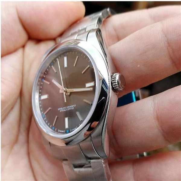 -selling male sapphire advanced permanent magnet dateless steel dome gray dial 114300 automatic mechanical men's watch219e, Slivery;brown
-selling male sapphire advanced permanent magnet dateless steel dome gray dial 114300 automatic mechanical men's watch219e, Slivery;brown