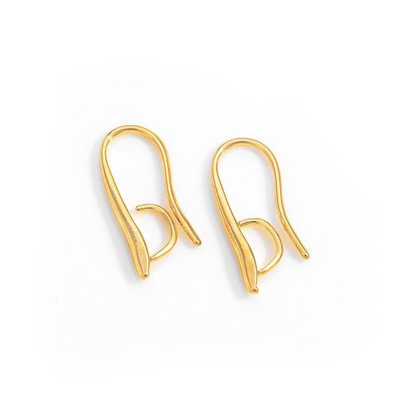 18k gold plated 9x20mm earring hooks u shape french ear wires diy earrings making supplies wholesale, Golden;silver
18k gold plated 9x20mm earring hooks u shape french ear wires diy earrings making supplies wholesale, Golden;silver