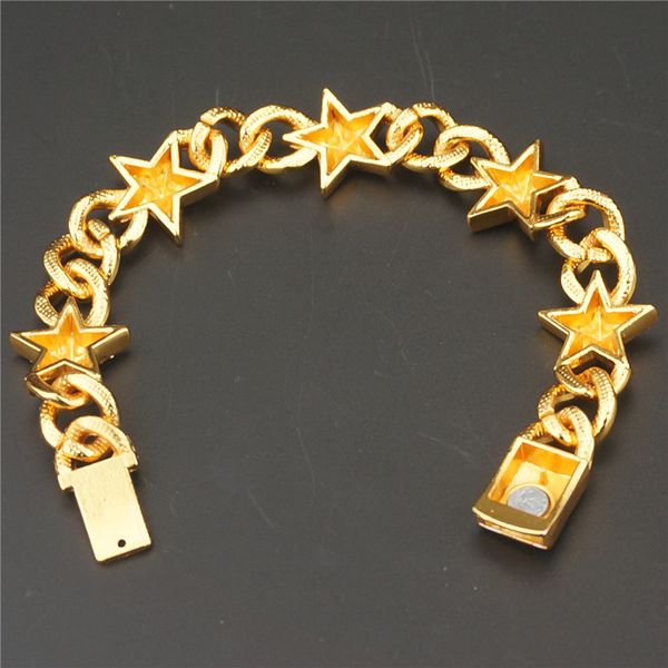 jewelry designer bracelet for women stone bangle channel pulsera luxury man bijoux chains mens gold silver wide rhinestones hip hop pentagra, Golden;silver
jewelry designer bracelet for women stone bangle channel pulsera luxury man bijoux chains mens gold silver wide rhinestones hip hop pentagra, Golden;silver