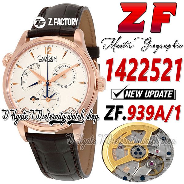zf cf1422521 master geographic gmt mens watch real power reserve a939a/1 automatic rose gold case white dial brown leather strap 2022 super, Slivery;brown
zf cf1422521 master geographic gmt mens watch real power reserve a939a/1 automatic rose gold case white dial brown leather strap 2022 super, Slivery;brown