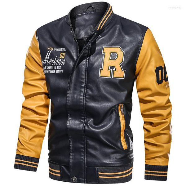 men's jackets 2022 fashion winter leather jacket men casual stand collar bomber coat windbreaker retro baseball motorcycle coats, Black;brown
men's jackets 2022 fashion winter leather jacket men casual stand collar bomber coat windbreaker retro baseball motorcycle coats, Black;brown