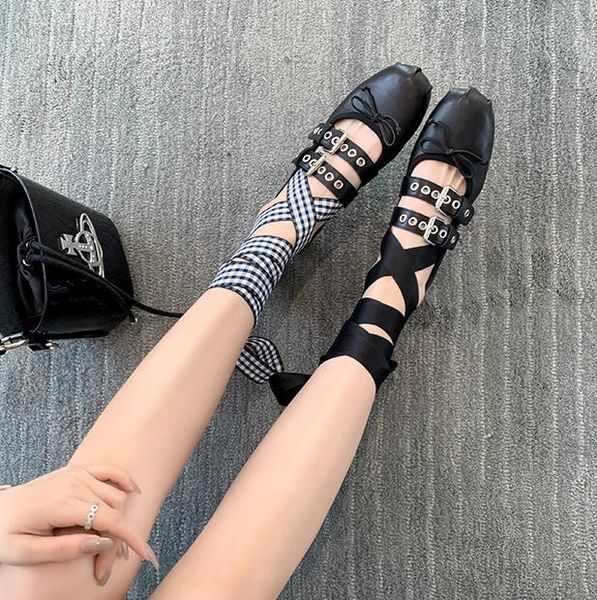 cross retro miu ballet strap shoe round head female flat bow inside height women's double buckle two ankle cross straps mary jane girl, Black
cross retro miu ballet strap shoe round head female flat bow inside height women's double buckle two ankle cross straps mary jane girl, Black
