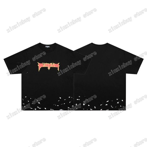 xinxinbuy men designer destroyed tee t shirt france paris splash ink print short sleeve cotton women white black apricot xs-2xl, Black;brown
xinxinbuy men designer destroyed tee t shirt france paris splash ink print short sleeve cotton women white black apricot xs-2xl, Black;brown