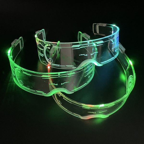cross border goodies led trendy eyeglasses colorful luminous future sense of technology bar bouncing cheering bursting, Silver
cross border goodies led trendy eyeglasses colorful luminous future sense of technology bar bouncing cheering bursting, Silver