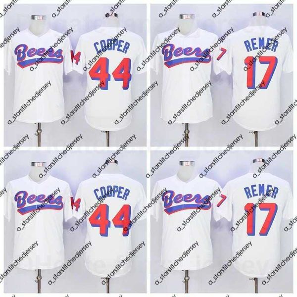 college baseball wears men moive beers baseball 17 doug remer jersey 44 joe coop cooper white team color breathable embroidery and sewing pu, Black
college baseball wears men moive beers baseball 17 doug remer jersey 44 joe coop cooper white team color breathable embroidery and sewing pu, Black