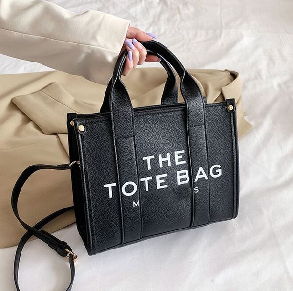 luxury the tote bag designer women mini large canvas leather marc crossbody shoulder handbags with strap black pink totes bags han300j, Black;red
luxury the tote bag designer women mini large canvas leather marc crossbody shoulder handbags with strap black pink totes bags han300j, Black;red