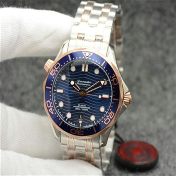 42mm automatic outdoor mens watches watch rose gold case blue dial with blue rotatable bezel dot hour bracklet transparent case ba2450, Slivery;brown
42mm automatic outdoor mens watches watch rose gold case blue dial with blue rotatable bezel dot hour bracklet transparent case ba2450, Slivery;brown
