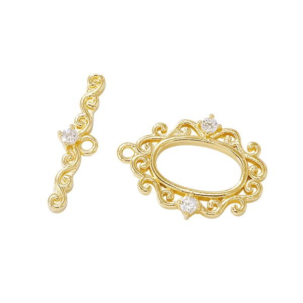 gold plated zircon paved oval toggle clasps diamond necklace bracelet toggle clasps diy jewelry making supplies
gold plated zircon paved oval toggle clasps diamond necklace bracelet toggle clasps diy jewelry making supplies