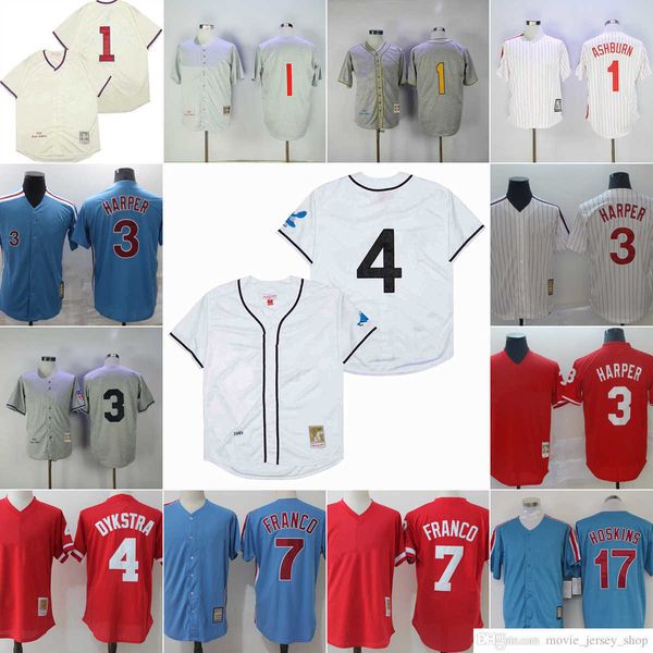 vintage college mitchell and ness baseball 1 richie ashburn jerseys stitched 3 bryce harper 19 greg luzinski 4 scott kingery 7 maikel franco, Black
vintage college mitchell and ness baseball 1 richie ashburn jerseys stitched 3 bryce harper 19 greg luzinski 4 scott kingery 7 maikel franco, Black