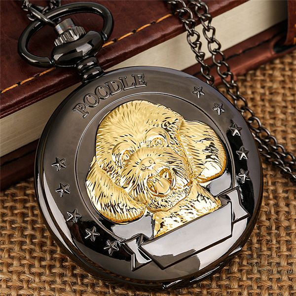 antique black poodle design watches pet dog cover men women quartz analog pocket watch necklace pendant chain timepiece, Slivery;golden
antique black poodle design watches pet dog cover men women quartz analog pocket watch necklace pendant chain timepiece, Slivery;golden