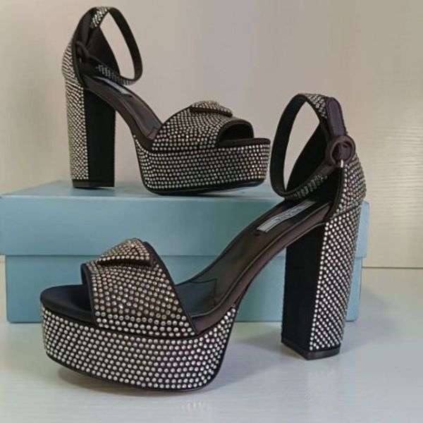 sandals womens dress shoes high heeled women sandal luxury designers platform heel classic triangle buckle embellished ankle strap 11.5cm fa, Black
sandals womens dress shoes high heeled women sandal luxury designers platform heel classic triangle buckle embellished ankle strap 11.5cm fa, Black