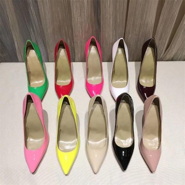 christians red bottomed fashion designer pump girls high heels red shoes pointed toes pumps patent leather women sandals wedding party wzu, Black
christians red bottomed fashion designer pump girls high heels red shoes pointed toes pumps patent leather women sandals wedding party wzu, Black