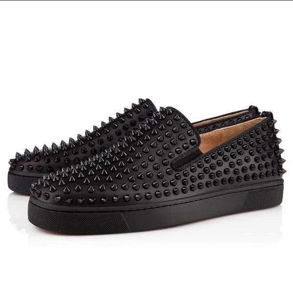 christians red bottomed original box luxury designer loafers for men women genuine leather casual athletics spikes party f rnd, Black
christians red bottomed original box luxury designer loafers for men women genuine leather casual athletics spikes party f rnd, Black