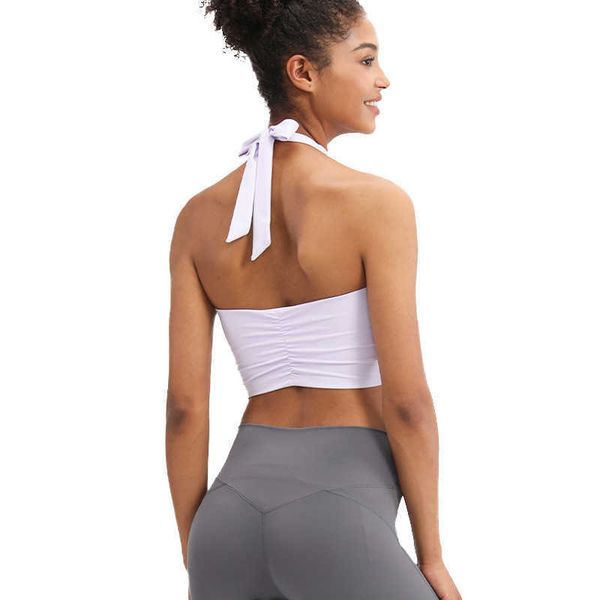 lu-520 sports bra shockproof female one-piece summer yoga jacket medium strength neck hanging gym clothes tank vest, White
lu-520 sports bra shockproof female one-piece summer yoga jacket medium strength neck hanging gym clothes tank vest, White