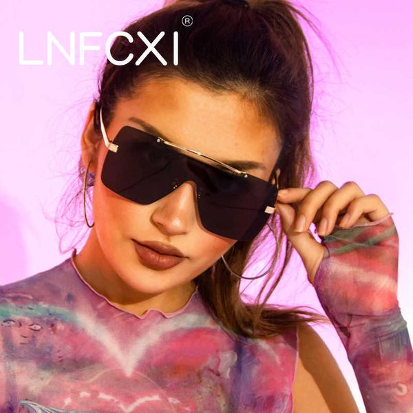 lnfcxi new fashion one piece square sunglasses women big frame personality trend brand metal eyewear uv400 gafas de sol hombre 1219, White;black
lnfcxi new fashion one piece square sunglasses women big frame personality trend brand metal eyewear uv400 gafas de sol hombre 1219, White;black