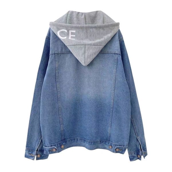 womens designer ce hooded jackets denim woman short coats autumn spring style slim for lady jacket designer coat with button letters classic, Black;brown
womens designer ce hooded jackets denim woman short coats autumn spring style slim for lady jacket designer coat with button letters classic, Black;brown