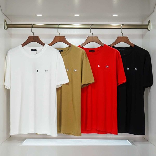 designer luxury balans classic fashion t-shirt short sleeve men's and women's same pure cotton small label letters ins casual loos, Black;brown
designer luxury balans classic fashion t-shirt short sleeve men's and women's same pure cotton small label letters ins casual loos, Black;brown