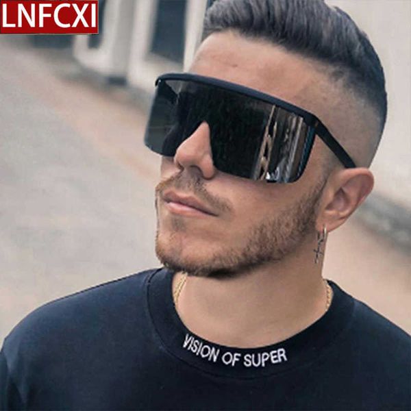 lnfcxi ins vintage popular oversize half frame women integrated lens sunglasses fashion men goggle shades uv400 1219, White;black
lnfcxi ins vintage popular oversize half frame women integrated lens sunglasses fashion men goggle shades uv400 1219, White;black