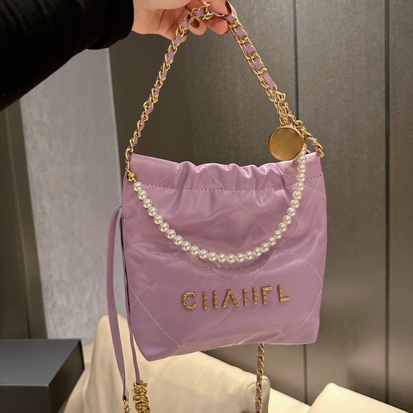 23ss mini pearl handle 22 shopping totes bags genuine leather crossbody quilted gold letter hardware shoulder with pouch coins purse designe
23ss mini pearl handle 22 shopping totes bags genuine leather crossbody quilted gold letter hardware shoulder with pouch coins purse designe
