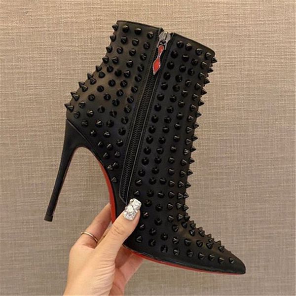 super high roman boots side zipper riveted party ankle boot fashion women shoes, Black
super high roman boots side zipper riveted party ankle boot fashion women shoes, Black