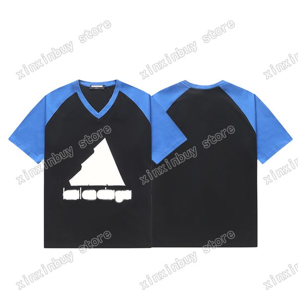 xinxinbuy men designer tee t shirt france paris letters embroidery short sleeve cotton women white black xs-l, Black;brown
xinxinbuy men designer tee t shirt france paris letters embroidery short sleeve cotton women white black xs-l, Black;brown