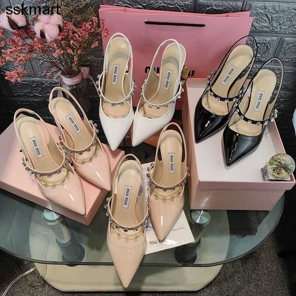 dress shoes designer mius patent leather shoes women lizhen back hollow pointed sandals nude powder fashion brand shoes, Black
dress shoes designer mius patent leather shoes women lizhen back hollow pointed sandals nude powder fashion brand shoes, Black