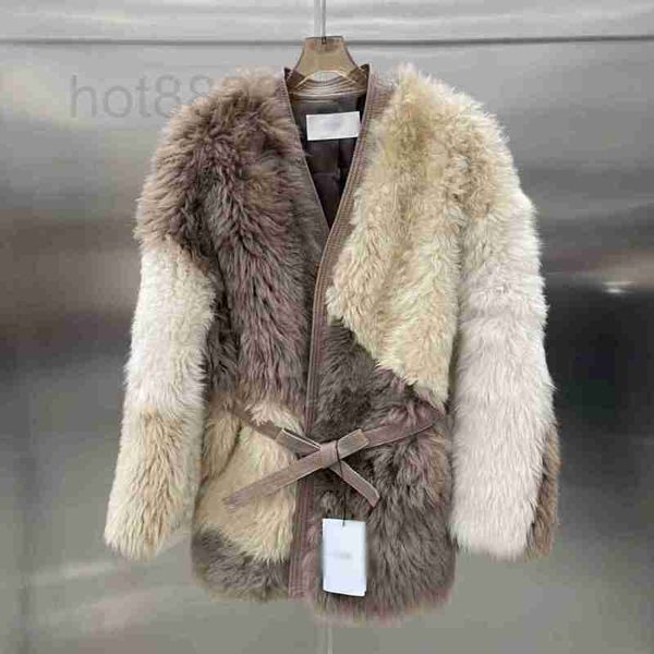 women's fur & faux designer winter new tuscany fur integrated leather wool temperament commuting medium long coat women 9vbh, Black
women's fur & faux designer winter new tuscany fur integrated leather wool temperament commuting medium long coat women 9vbh, Black