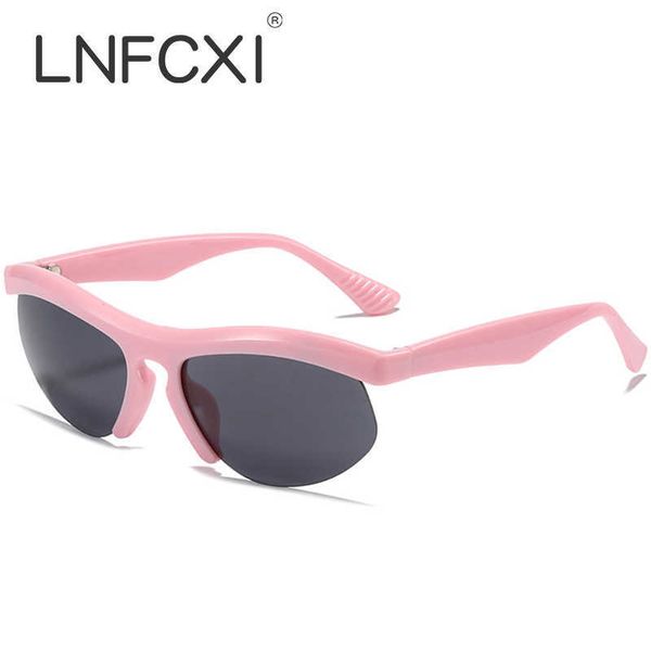 lnfcxi retro semi-rimless sunglasses women fashion candy pink eyewear shades uv400 men outdoor sports driving mirror sun glasse 1219, White;black
lnfcxi retro semi-rimless sunglasses women fashion candy pink eyewear shades uv400 men outdoor sports driving mirror sun glasse 1219, White;black
