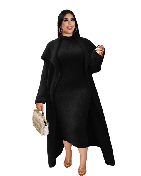 autumn winter women two piece pants sets dress and coat loose long cardigan velvet suit with belt plus size s-4xl, White
autumn winter women two piece pants sets dress and coat loose long cardigan velvet suit with belt plus size s-4xl, White