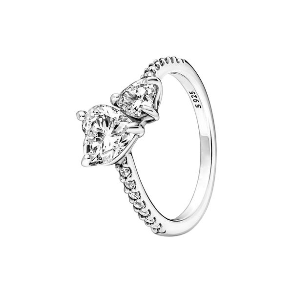 double heart sparkling ring real sterling silver with original box for pandora fashion wedding party jewelry for women cz diamond girlfriend, Slivery;golden
double heart sparkling ring real sterling silver with original box for pandora fashion wedding party jewelry for women cz diamond girlfriend, Slivery;golden