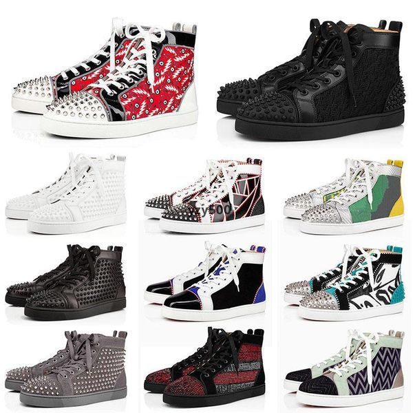red-bottoms christians with box fashion luxurys loafers shoes mens womens casual shoe junior spikes platform designers genuine flat t ebq, Black
red-bottoms christians with box fashion luxurys loafers shoes mens womens casual shoe junior spikes platform designers genuine flat t ebq, Black