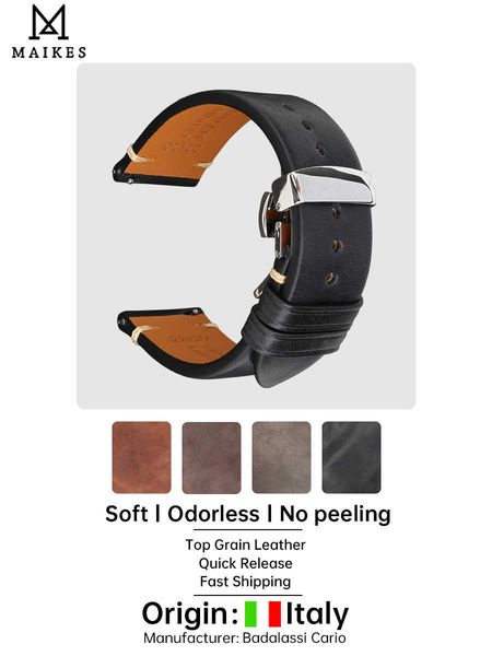 watch bands quick release watchband vintage vegetable tanned cow leather made in tuscany italy bracelet butterfly buckle watch strap t221213, Black;brown
watch bands quick release watchband vintage vegetable tanned cow leather made in tuscany italy bracelet butterfly buckle watch strap t221213, Black;brown