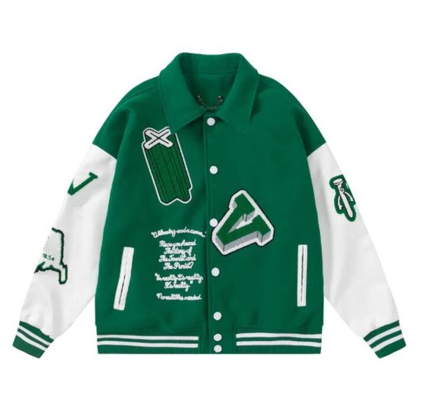 mens women designer jackets fashion letters embroidery bomber coats winter hip hop jacket classic streetwear 3 colors, Black;brown
mens women designer jackets fashion letters embroidery bomber coats winter hip hop jacket classic streetwear 3 colors, Black;brown