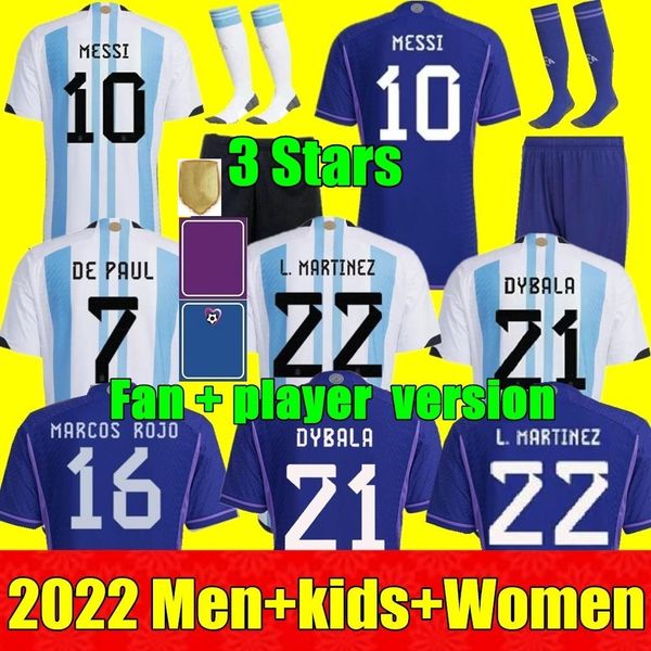 new 3 stars 2022 argentina soccer jerseys 22 23 j.alvarez dybala messis di maria kun martinez maradona football shirt men kids kit fans, Black;yellow
new 3 stars 2022 argentina soccer jerseys 22 23 j.alvarez dybala messis di maria kun martinez maradona football shirt men kids kit fans, Black;yellow