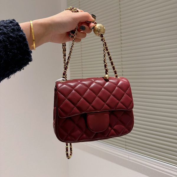 classic lambskin mini square flap quilted bags brush gold ball diamond matelasse hardware metal chain purses womens designer multi pochette
classic lambskin mini square flap quilted bags brush gold ball diamond matelasse hardware metal chain purses womens designer multi pochette