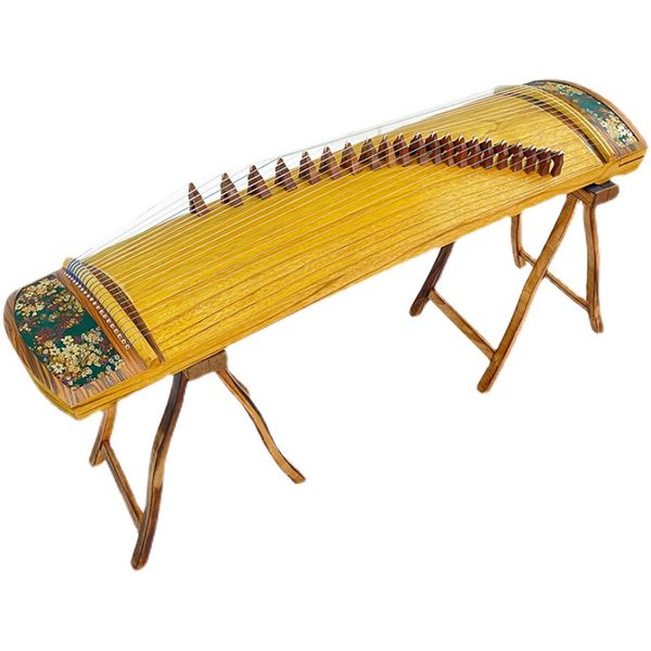 small guzheng 125cm 21 strings flower pattern chinese zither portable string instrument
small guzheng 125cm 21 strings flower pattern chinese zither portable string instrument