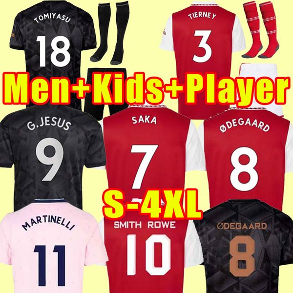 men kids full kit 22 23 g.jesus soccer jerseys arsen gunners whiteout violence white thomas pepe saka tierney smith 2022 2023 fans player ve, Black;yellow
men kids full kit 22 23 g.jesus soccer jerseys arsen gunners whiteout violence white thomas pepe saka tierney smith 2022 2023 fans player ve, Black;yellow