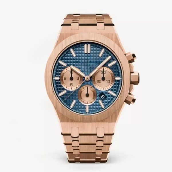 men watches 42mm multi-function dial manual scanning quartz movement chronograph satch stainless steel making fashion men's wristwatche, Slivery;brown
men watches 42mm multi-function dial manual scanning quartz movement chronograph satch stainless steel making fashion men's wristwatche, Slivery;brown