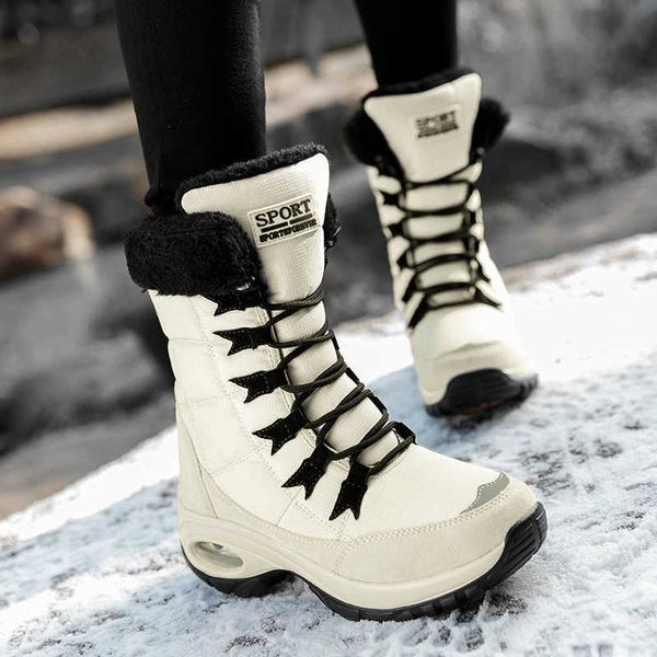 boots fashion snow shoe for women thick fleece platform mid-calf boot non-slip air cushion cushioning travel hiking ski in winter 221213, Black
boots fashion snow shoe for women thick fleece platform mid-calf boot non-slip air cushion cushioning travel hiking ski in winter 221213, Black