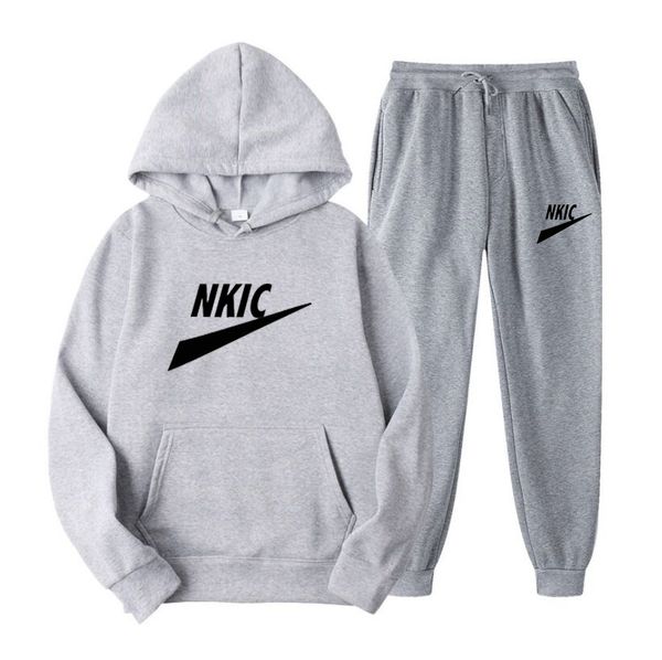 men sets tracksuits hoodie pants two-pieces casual solid color sweatsuit men fashion sportswear brand set tracksuit male brand logo print, Gray
men sets tracksuits hoodie pants two-pieces casual solid color sweatsuit men fashion sportswear brand set tracksuit male brand logo print, Gray