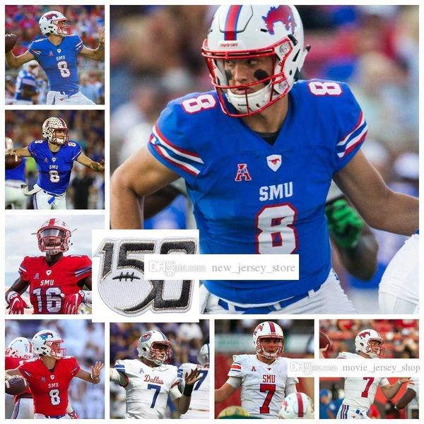 ncaa custom smu college mustangs football jerseys stitched 8 reggie roberson jr. 25 tj mcdaniel 30 tyler lavine 31 merek pierce jersey, Black
ncaa custom smu college mustangs football jerseys stitched 8 reggie roberson jr. 25 tj mcdaniel 30 tyler lavine 31 merek pierce jersey, Black