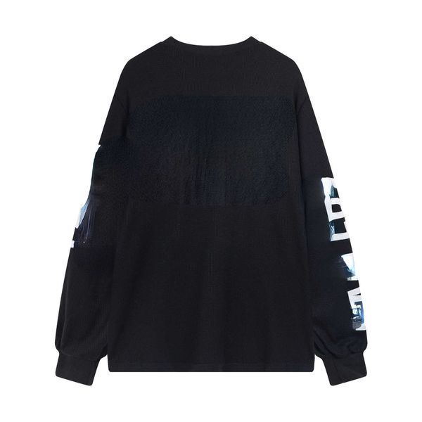 men's hoodies sweatshirts american printed waffle long sleeve t-shirt high street fashion brand backing shirt, Black
men's hoodies sweatshirts american printed waffle long sleeve t-shirt high street fashion brand backing shirt, Black