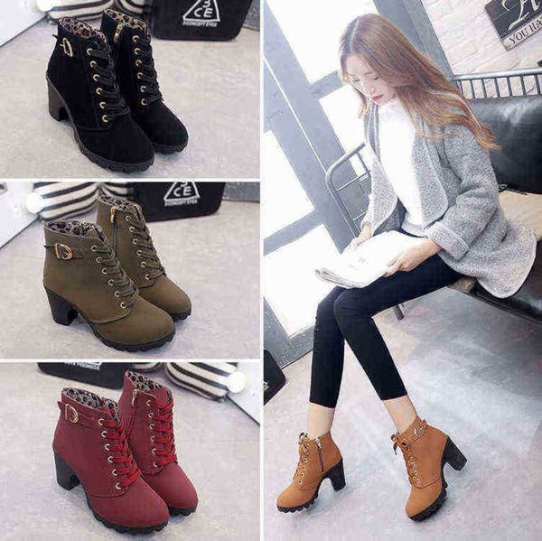 women boots thick heel short martin boot 's lace up round head women's frosted material high 07091011, Black
women boots thick heel short martin boot 's lace up round head women's frosted material high 07091011, Black